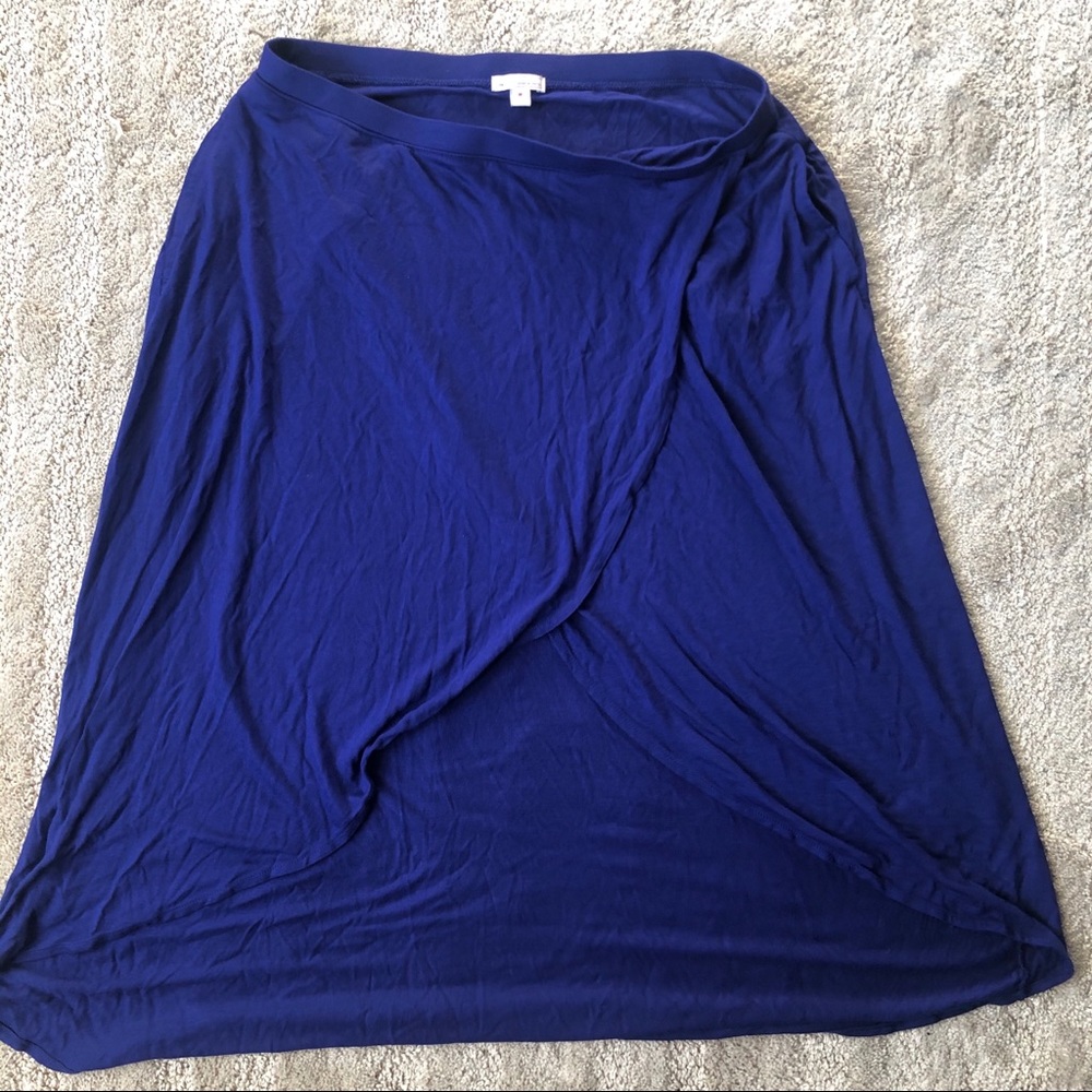 Pocket midi skirt medium blue